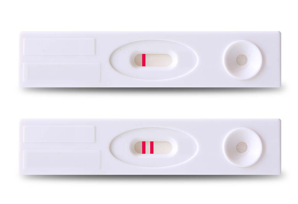 شكل اختبار الحمل السلبي و شكل اختبار الحمل الإيجابي بالصور